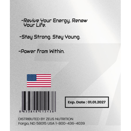 Zeus Nutrition DHEA 100 mg 60 Kapsül